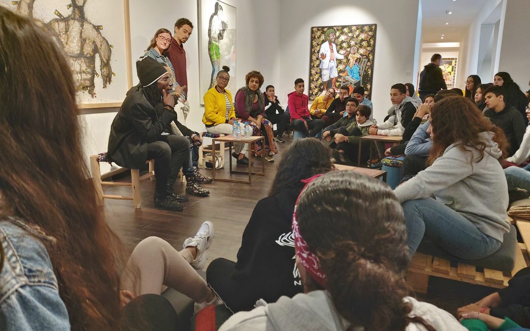 RENCONTRE POIGNANTE ENTRE NOS LYCÉENS ET DES MIGRANTS SUBSAHARIENS, AU MACAAL