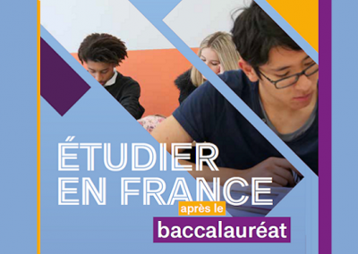 LA BROCHURE “ETUDIER EN FRANCE APRES LE BAC” VERSION 2021 EST DISPONIBLE EN LIGNE