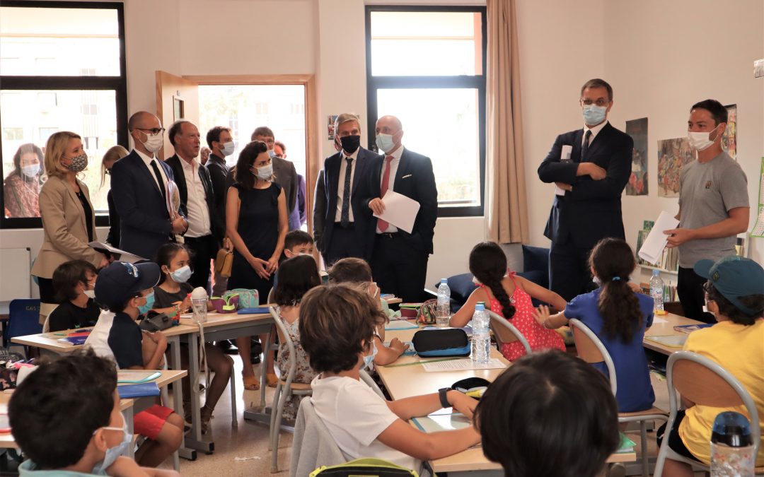 RENCONTRE AVEC LES ELEVES, INAUGURATION DES LOCAUX… : RETOUR EN PHOTOS SUR LA VISITE A MARRAKECH DU DIRECTEUR DE L’AEFE