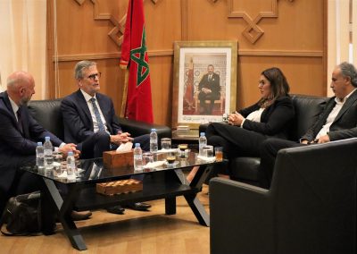 LA MAIRE DE MARRAKECH ET LE PRESIDENT DE REGION APPORTENT LEUR SOUTIEN A LA FONDATION DU LVH