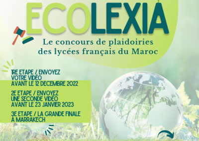 LES LYCEES FRANCAIS DU MAROC A LA BARRE DU CONCOURS ECOLEXIA #2