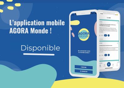 AGORA MONDE LANCE SON APPLICATION !